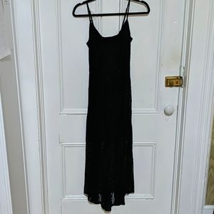 NWT Hollister Black Crochet Dress